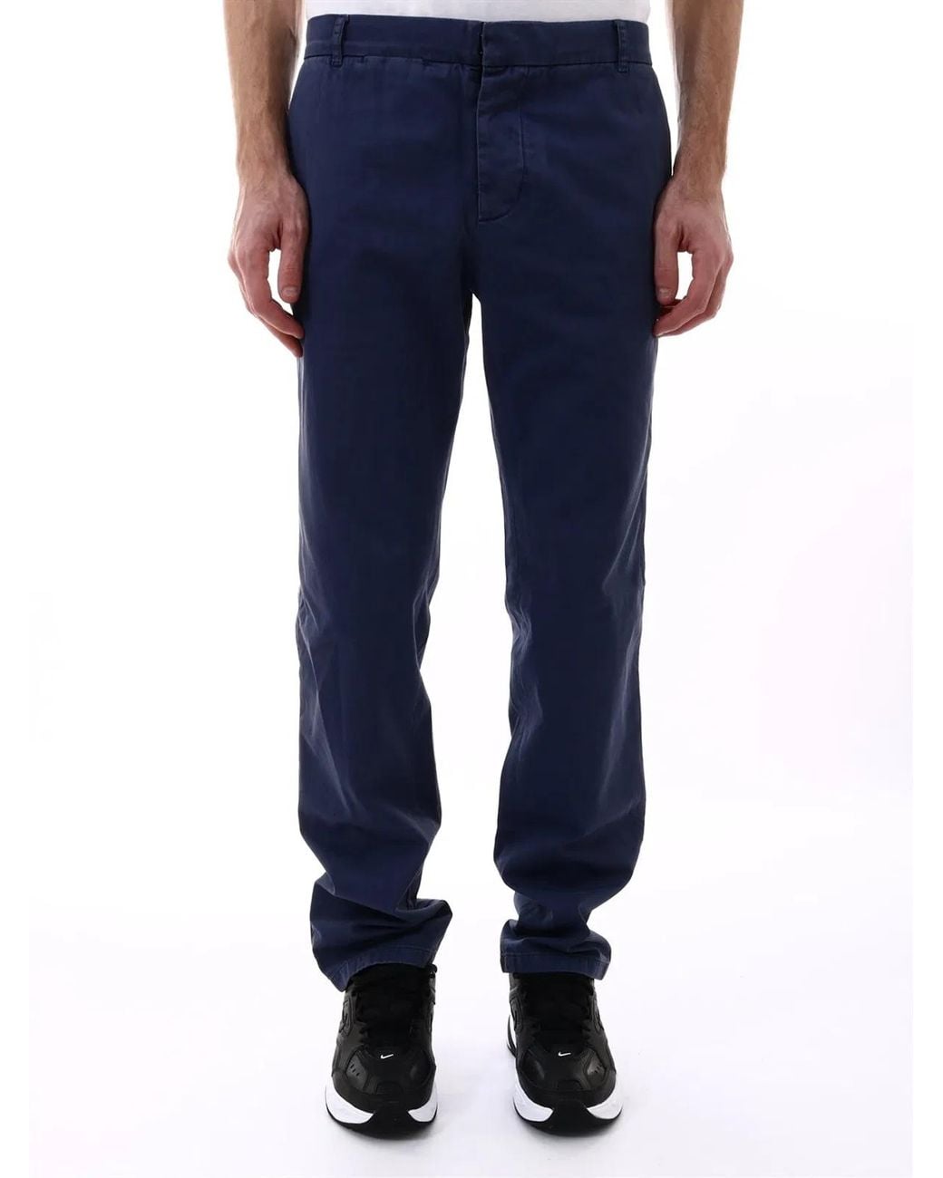 Band of Outsiders Blue Trousers for men