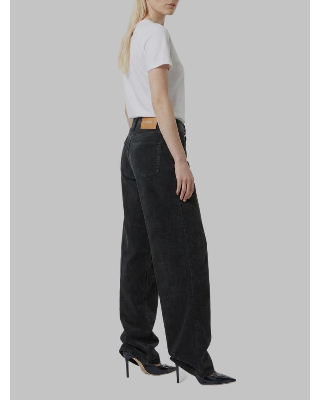 Haikure Black Bethany Velvet Pier Jeans