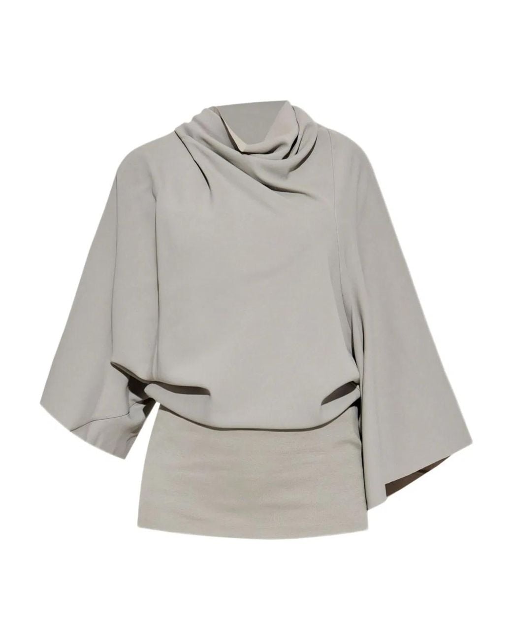 Rick Owens Gray Viscose Sweater