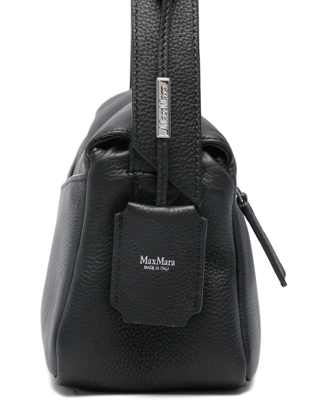 Max Mara Black Calf Leather Mxaskippers
