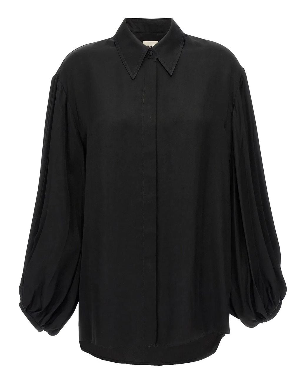 Khaite Black Bam' Shirt