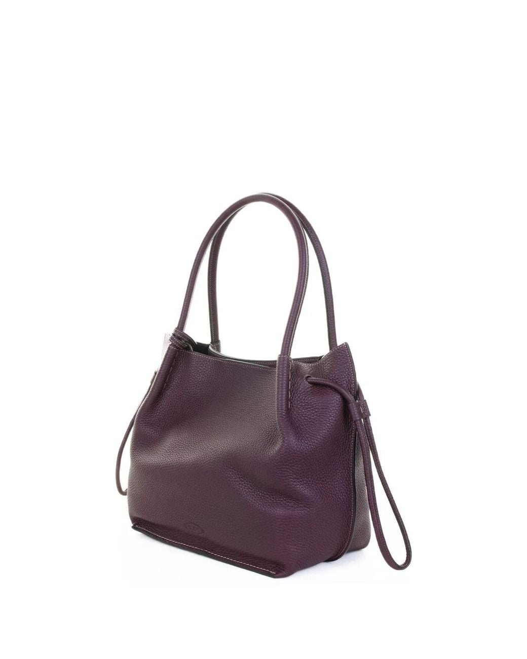 Tod's Purple Medium Bucket Bag