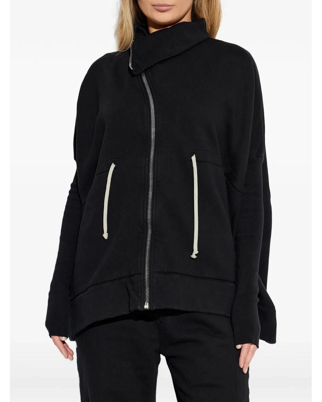Rick Owens Black Mountain Sail Sweatshirt