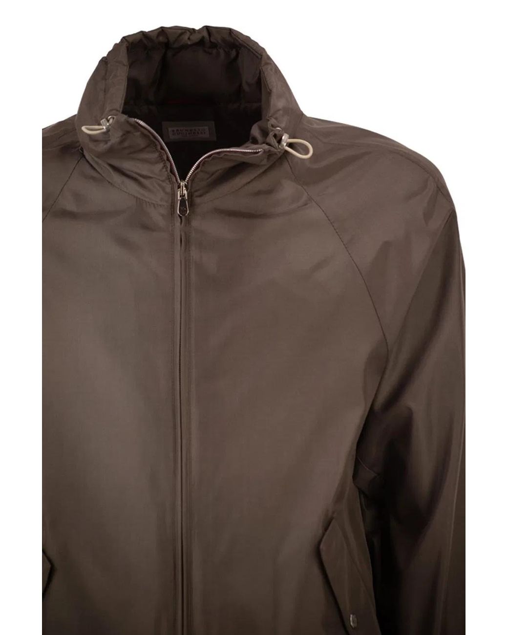 Brunello Cucinelli Brown Unlined Jacket for men
