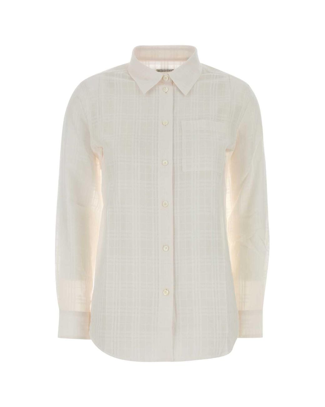 Burberry White W:Emma Chk Pkt:173974:A5812