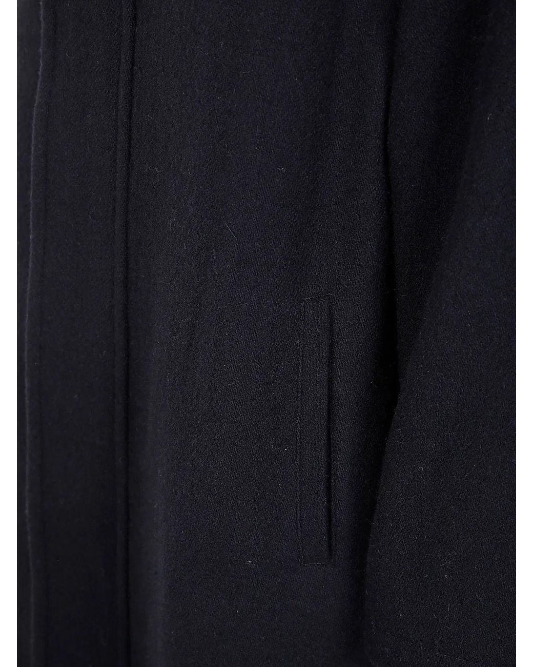 Y's Yohji Yamamoto Black "Vintage Flannel" Hoodie Coat