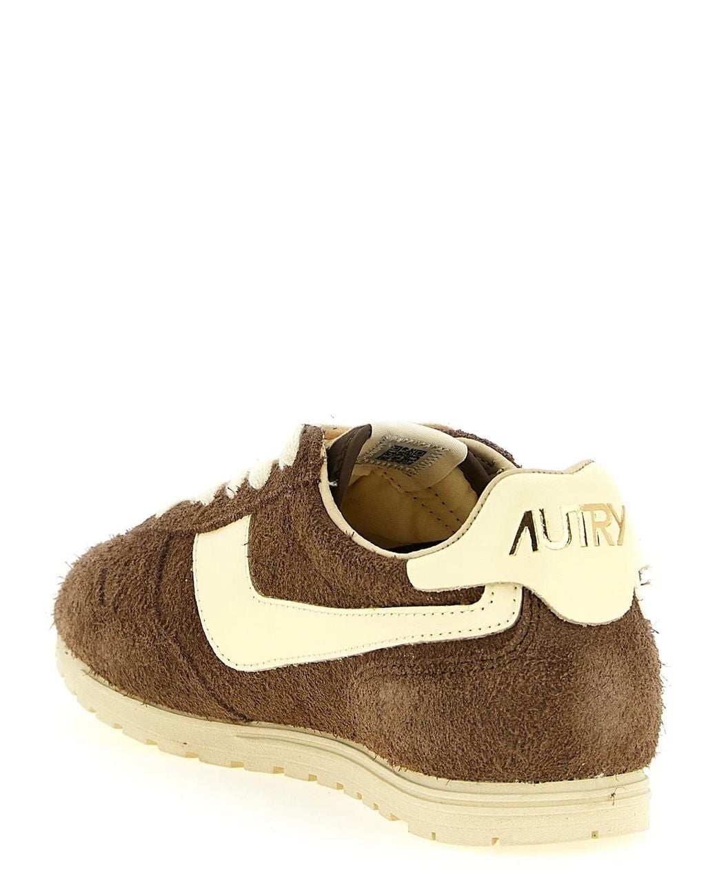Autry Brown Lace Up Sneakers
