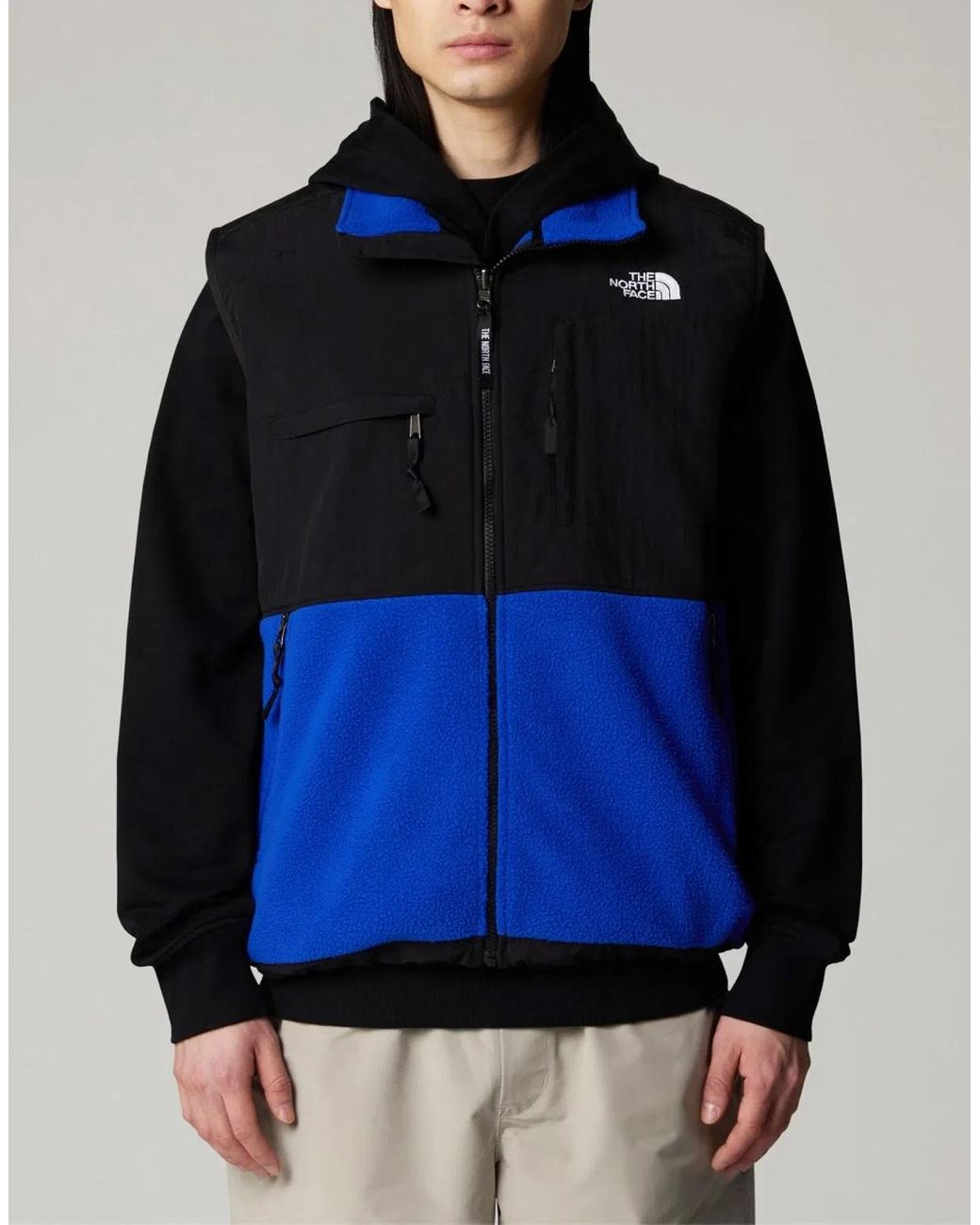 The North Face Blue Retro Denali Vest Jacket for men