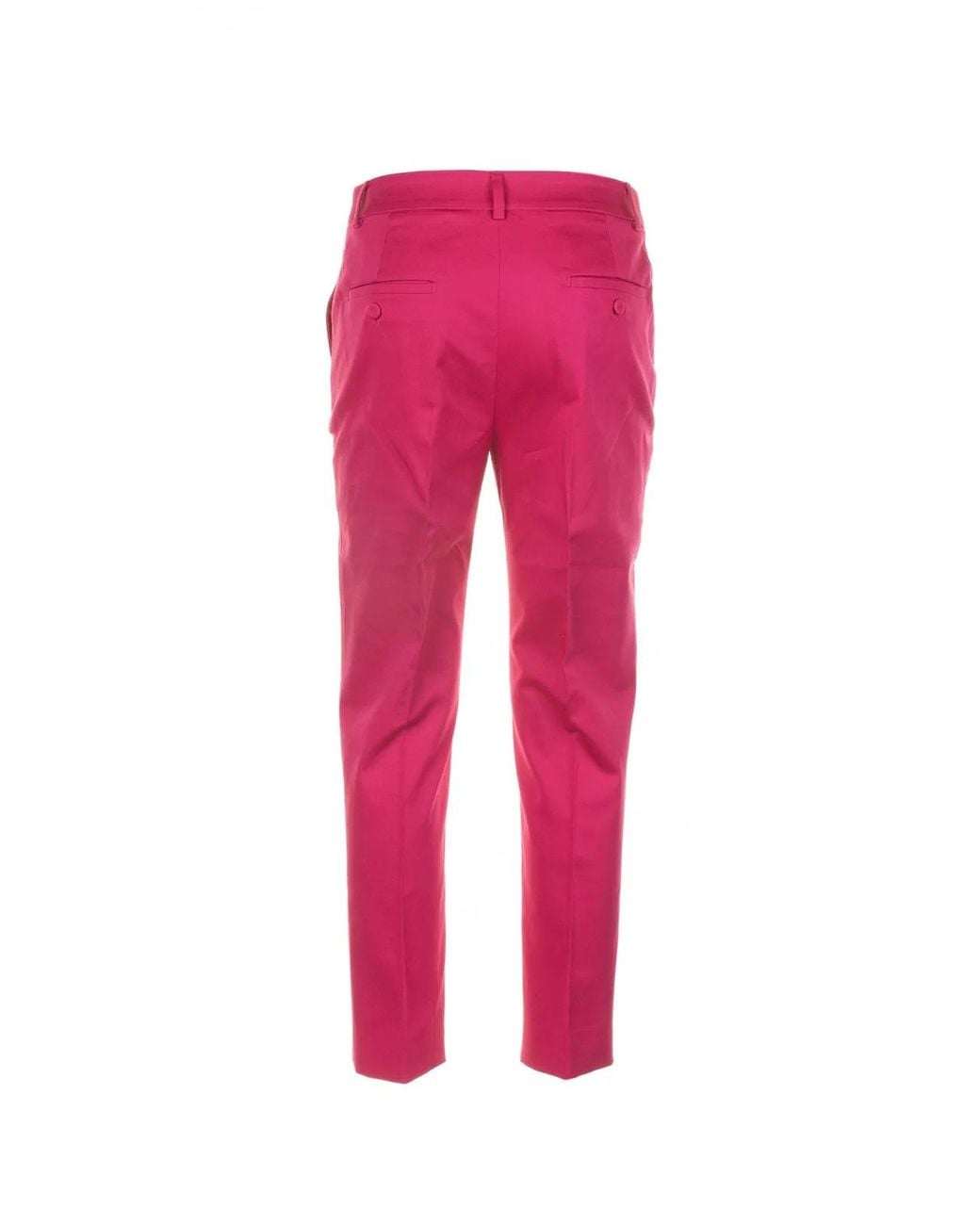 Weekend by Maxmara Pink Cotton Trousers