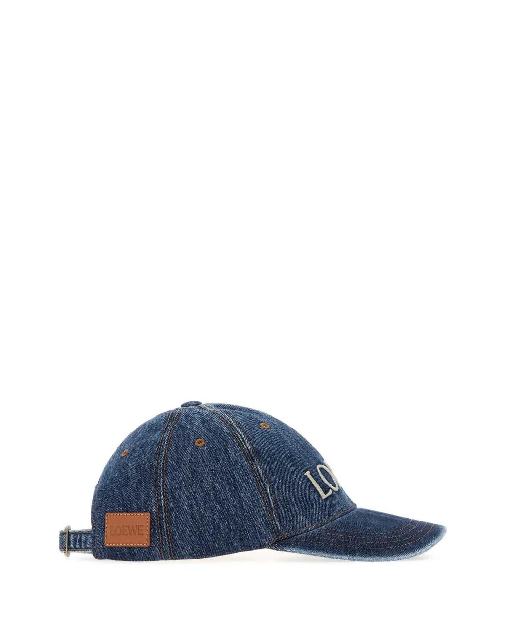 Loewe Blue Denim Baseball Cap
