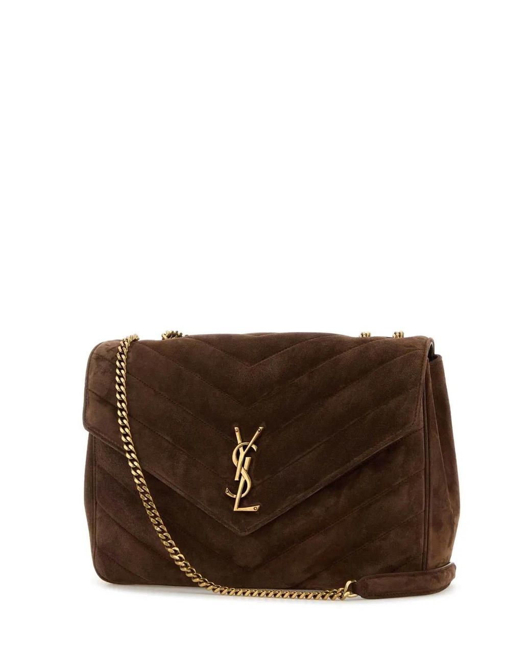 Saint Laurent Brown Shoulder Bags