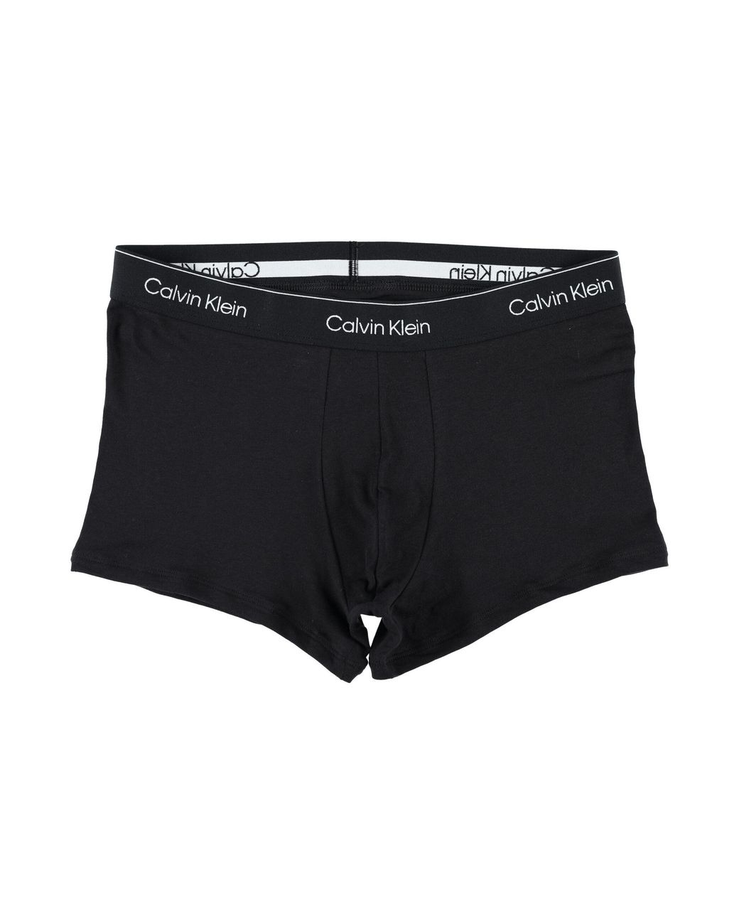 Calvin Klein Black 3-Pack Icon Cotton Stretch Trunks for men