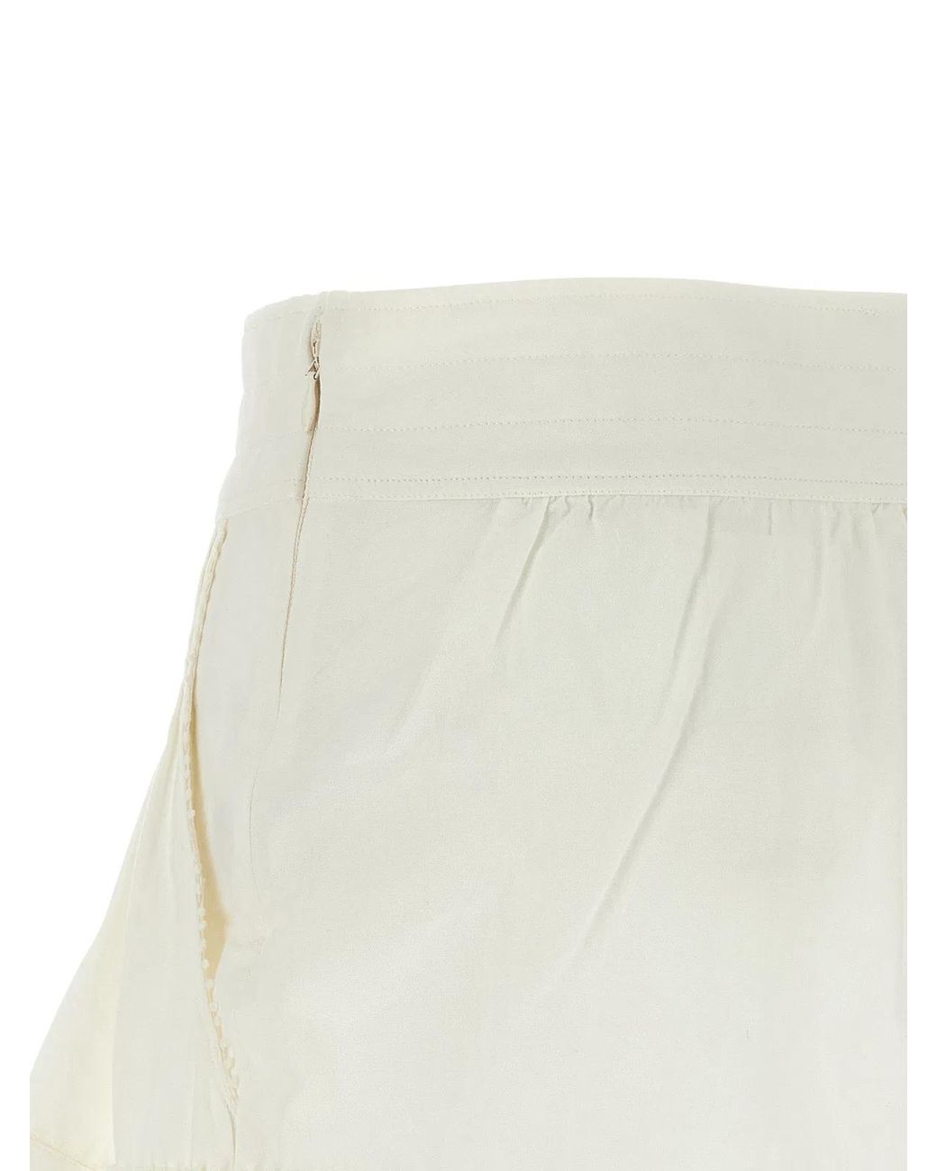 Isabel Marant White 'Cybila' Shorts