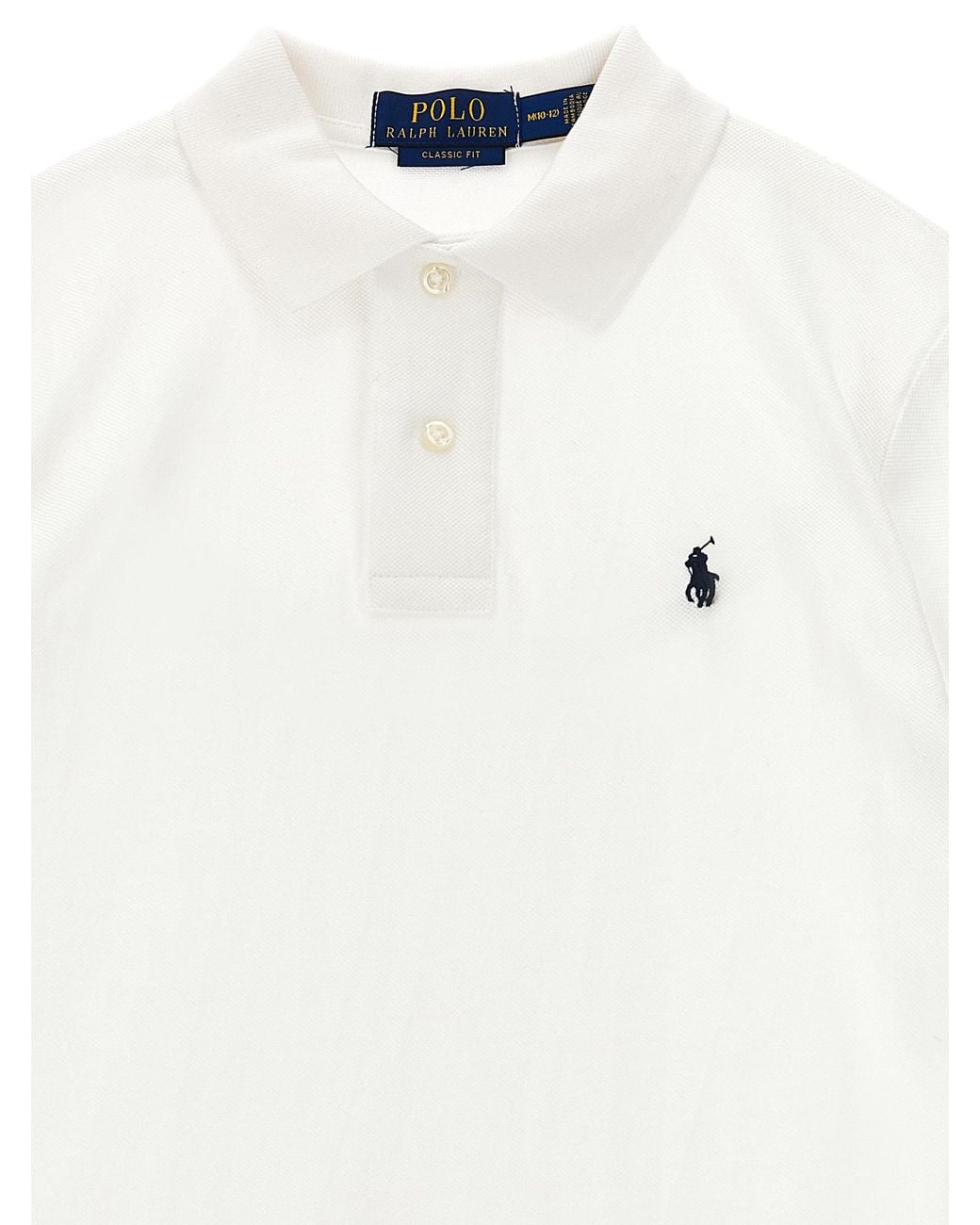 Polo Ralph Lauren White Polo Shirt With Logo