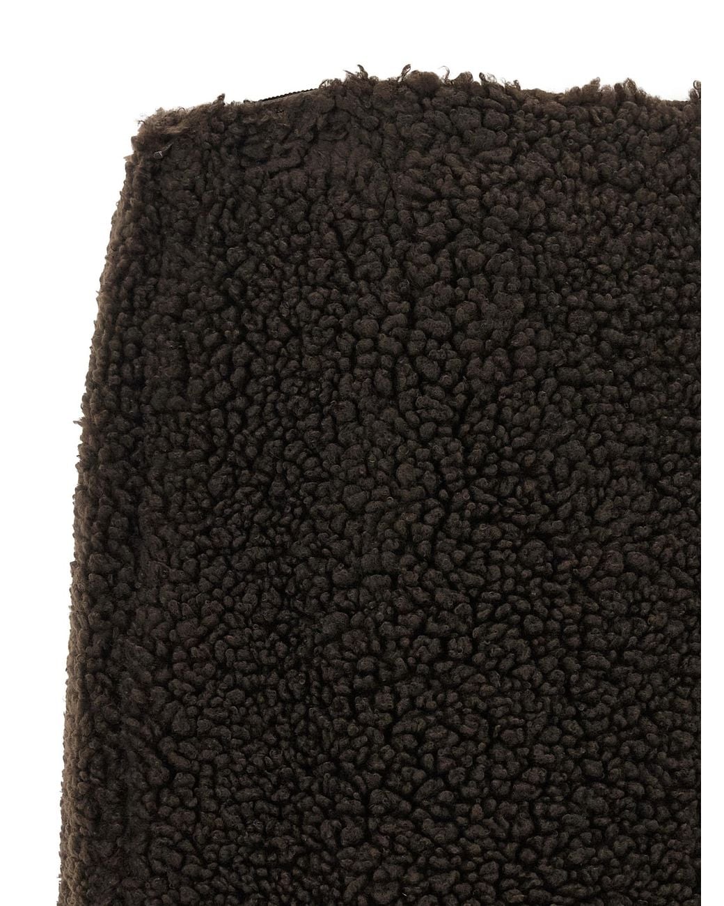 Moncler Black Teddy Skirt