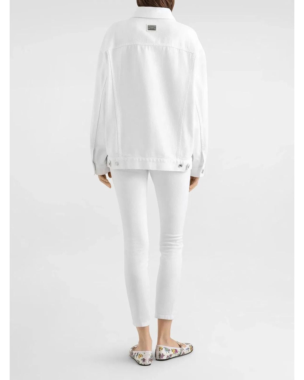 Dolce & Gabbana White 5 Pocket Pants