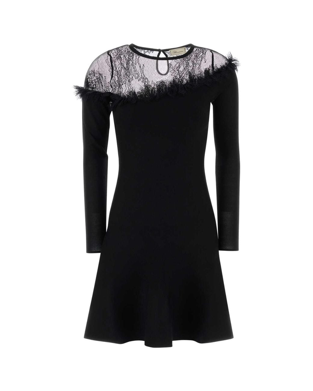 Blumarine Black Wool Dress