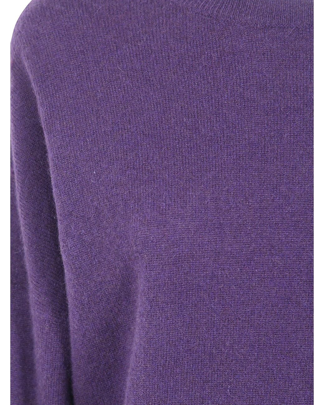 ABSOLUT CASHMERE Purple "Kaira" Round Neck Sweater