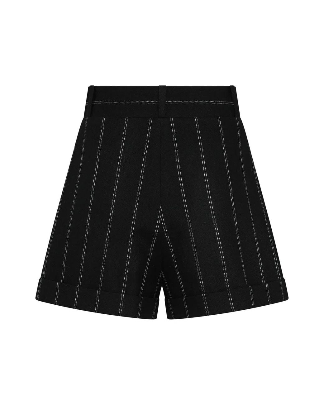 The Mannei Black Wool Shorts