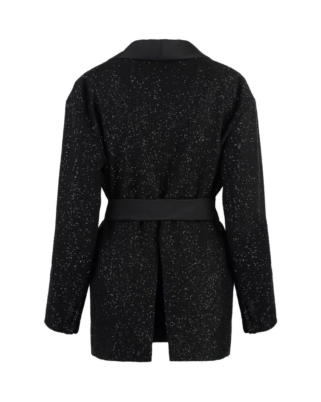 Max Mara Black Pau Sequin Blazer