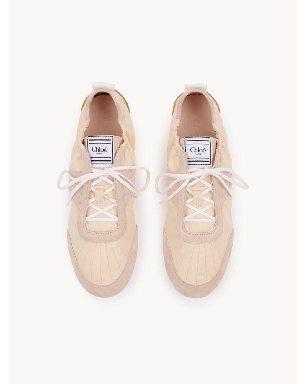 Chloé Natural Kick Sneakers
