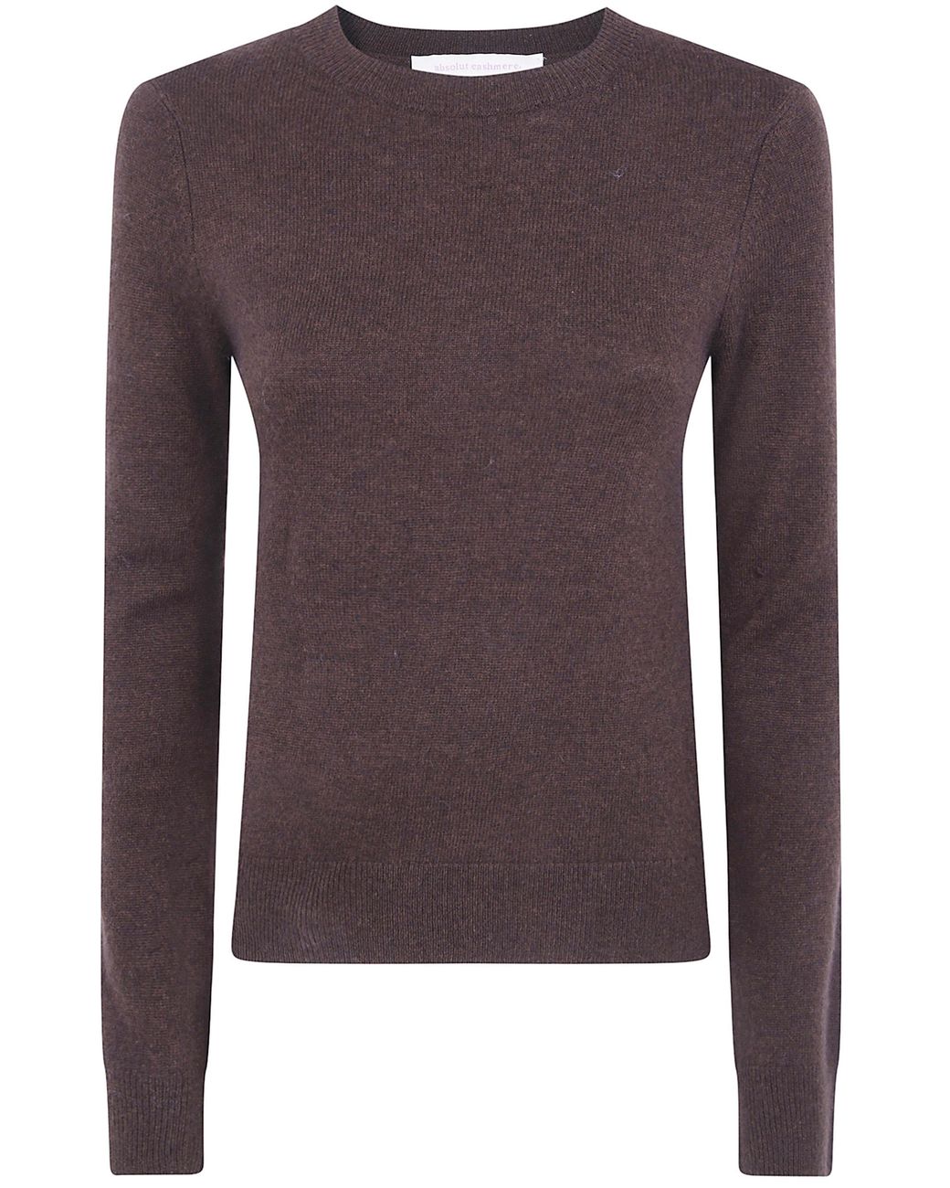 ABSOLUT CASHMERE Brown "Catelina" Round Neck Sweater
