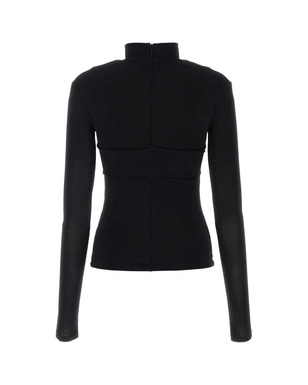 Ambush Black Stretch Viscose Top