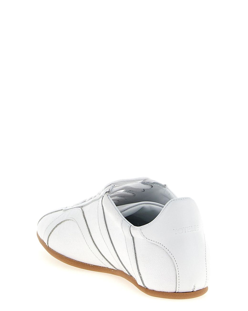 Totême White Canvas Sneakers
