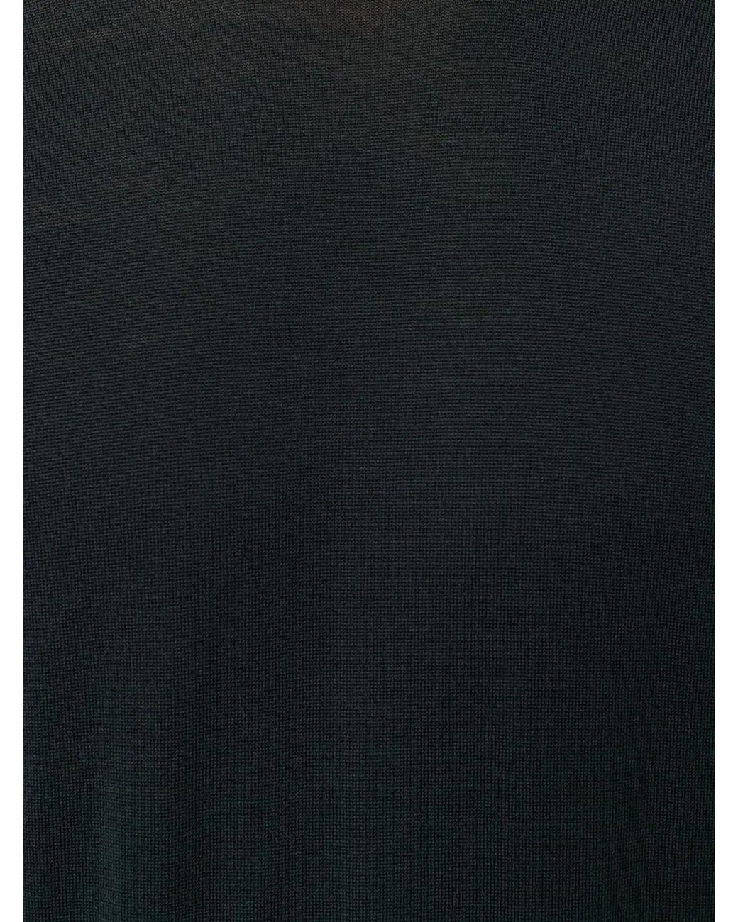 John Smedley Black Lundy for men