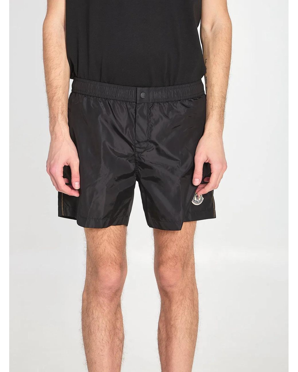 Moncler Black Swimwear for men