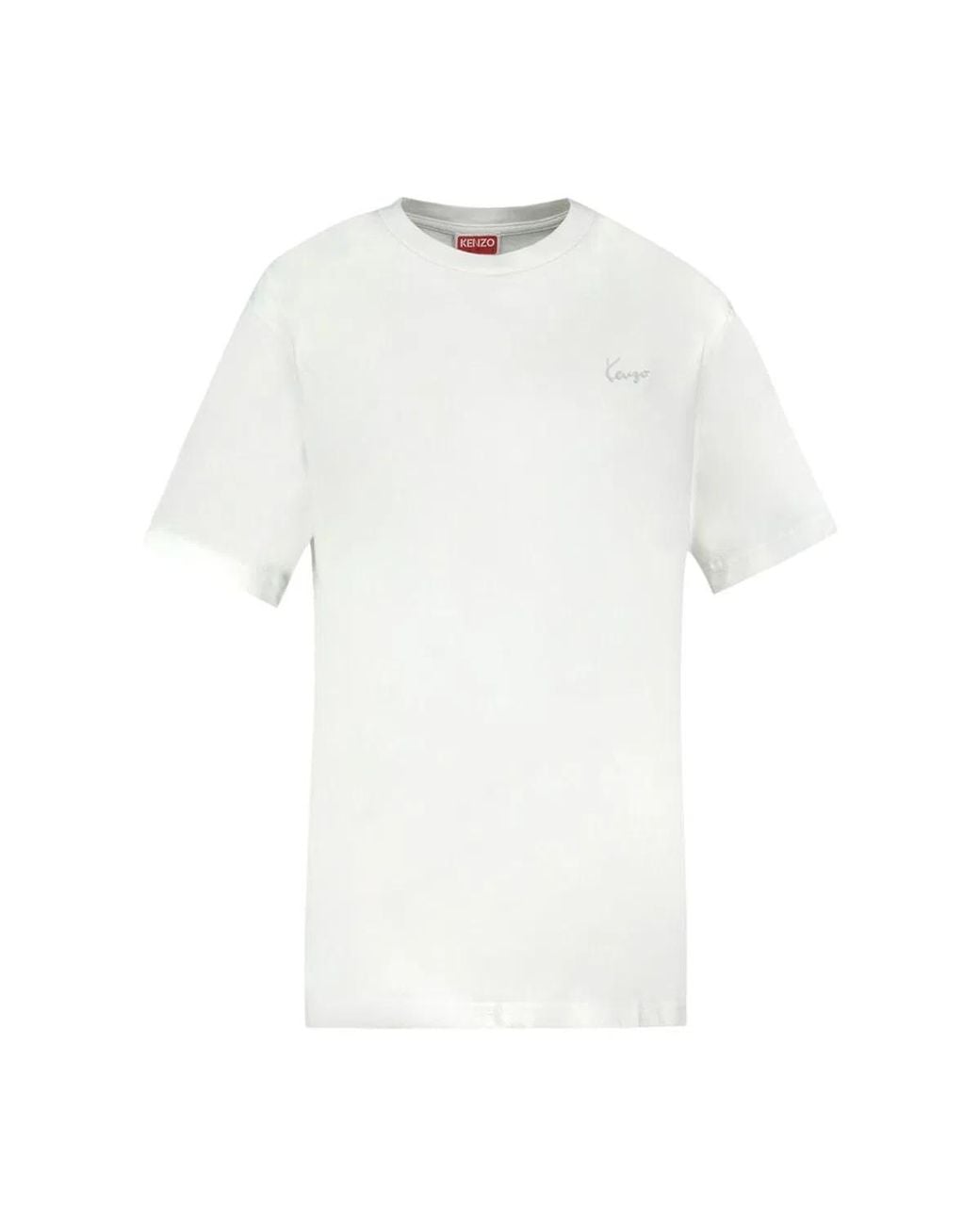 KENZO White Gots Signature T-Shirt for men