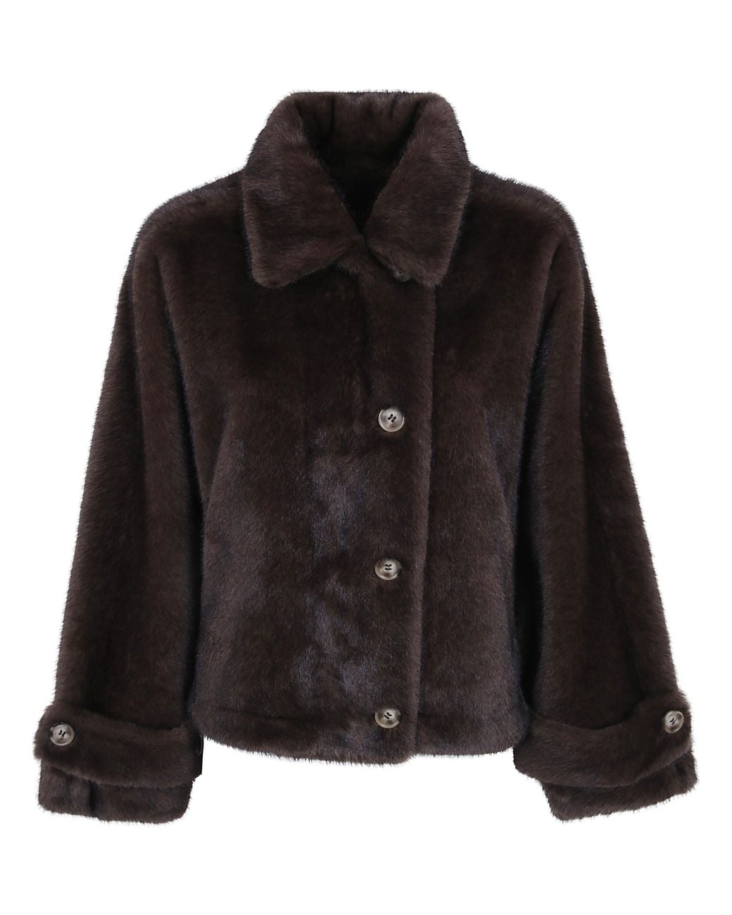 DR. HOPE Black Fake Fur Jacket