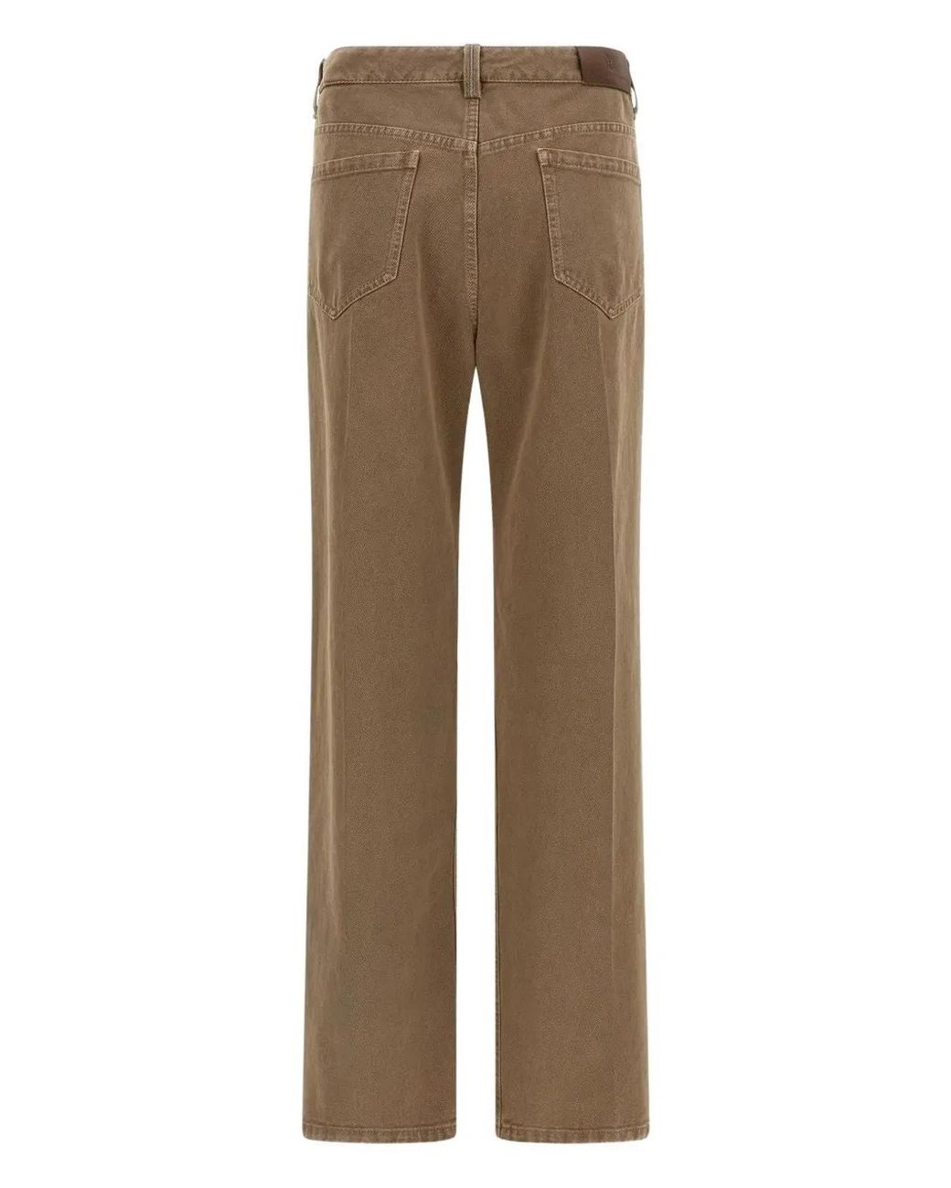 Brunello Cucinelli Natural Contemporary Loose Trousers