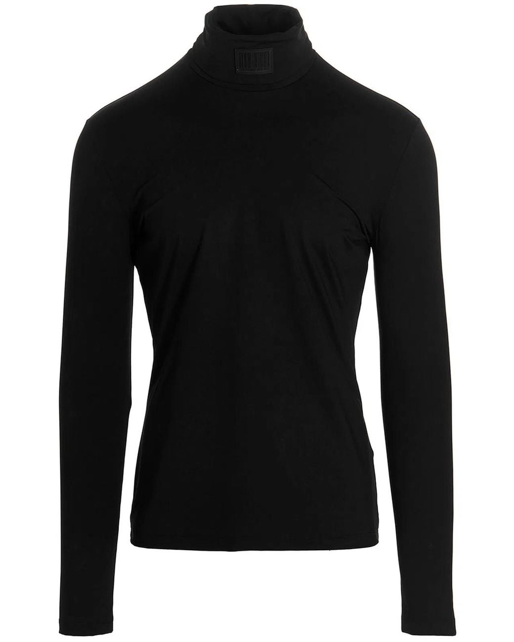 VTMNTS Black Logo Lycra Sweater for men