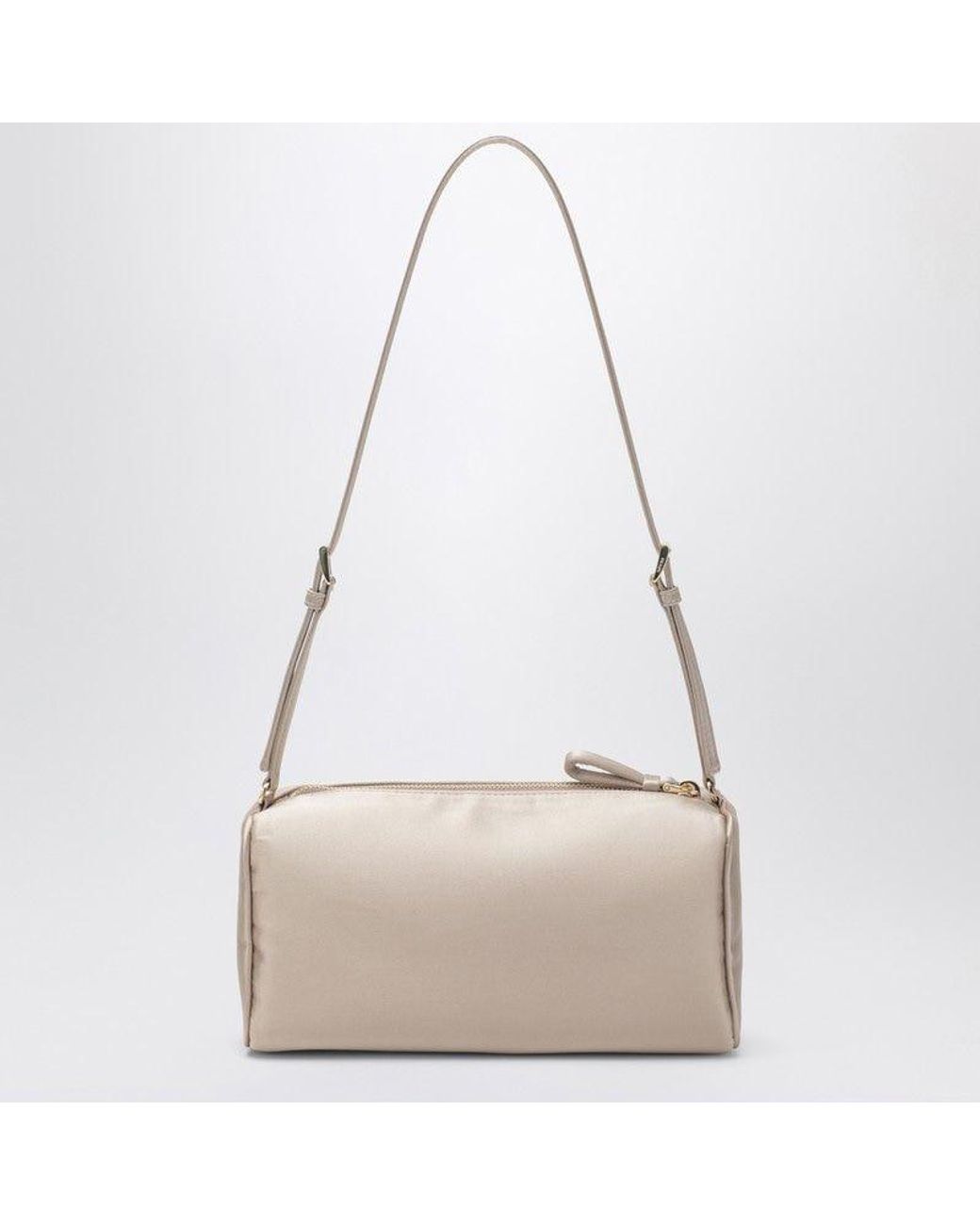 Prada Natural Cameocolored Satin Pouch