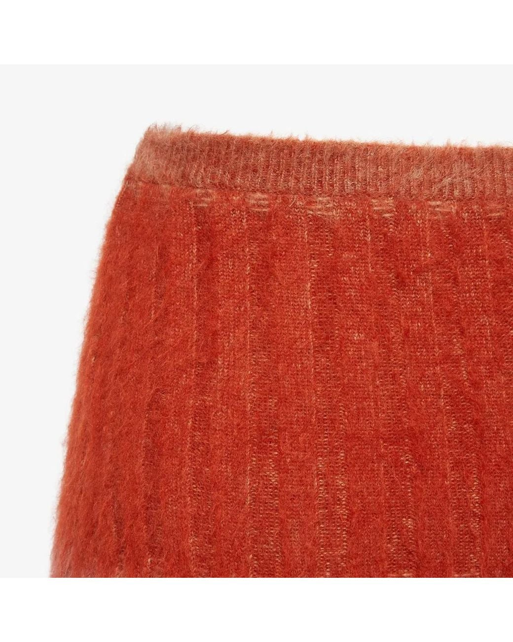 Fendi Gradient Knit Flared Skirt
