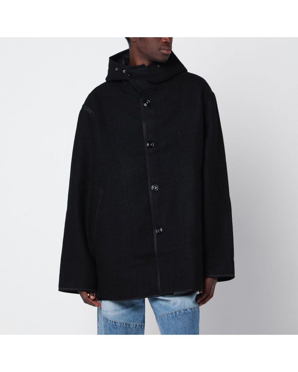 Our Legacy Black Virgin Wool Liner Jacket for men