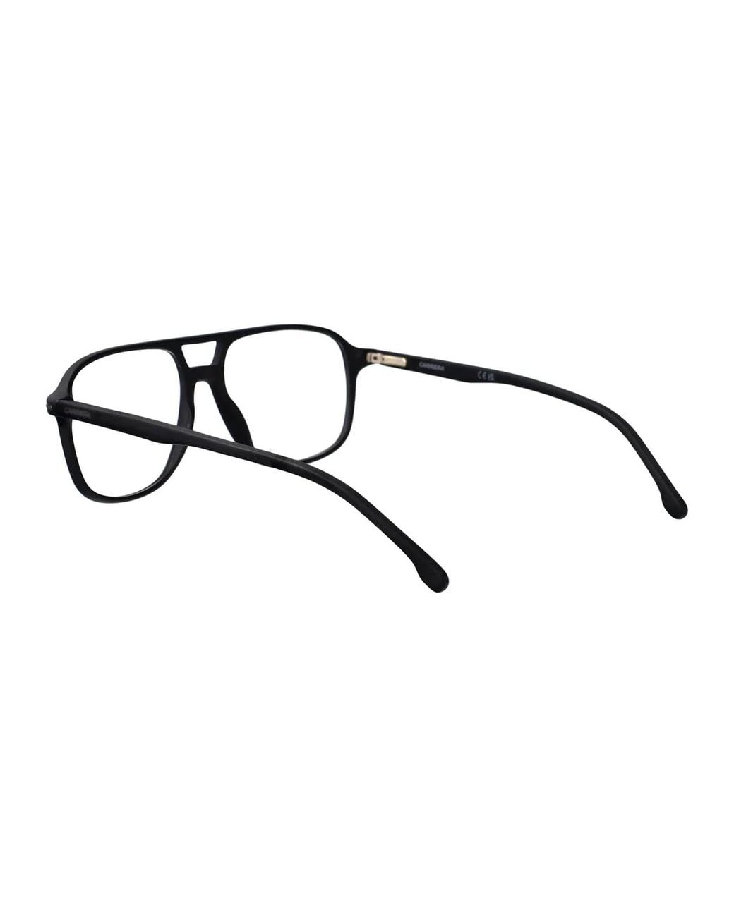 Carrera Black Matte Acetate Glasses for men