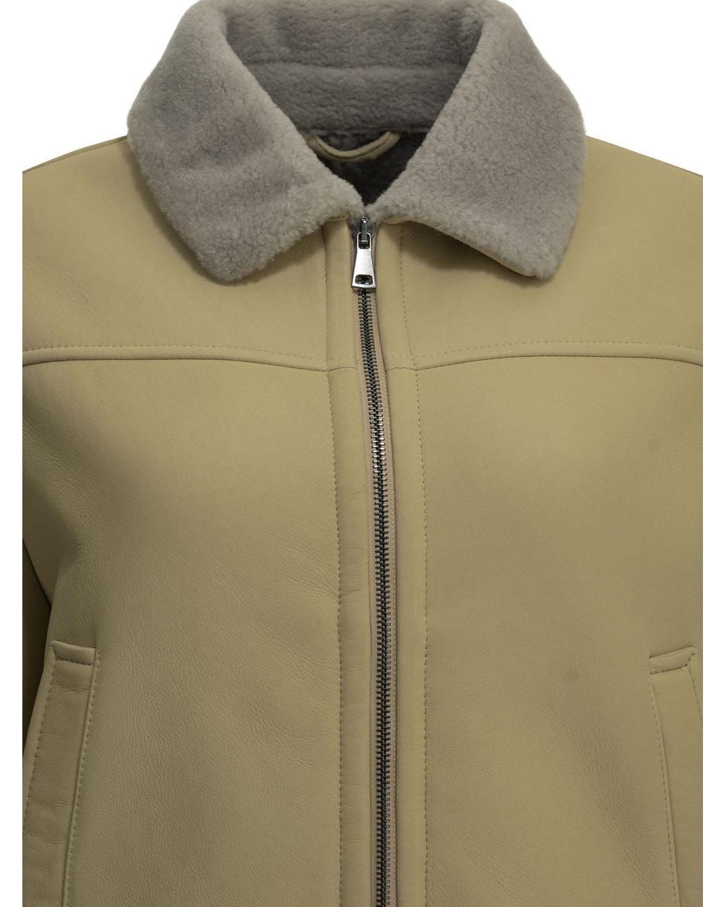 Semler Green Shearling Jacket
