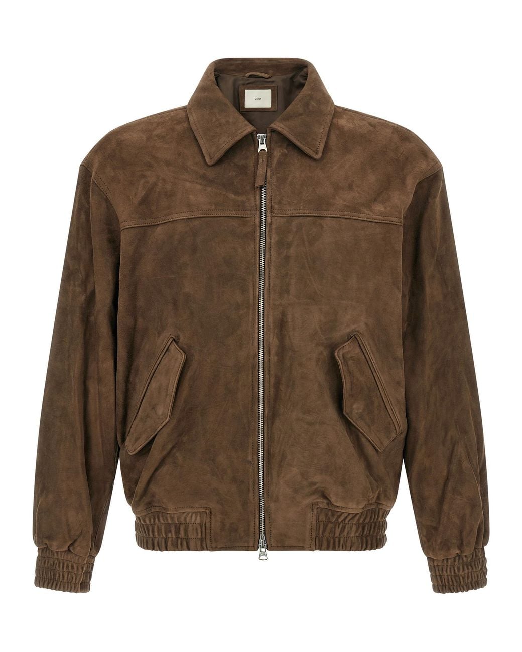 DUNST Brown Suede Blouson for men
