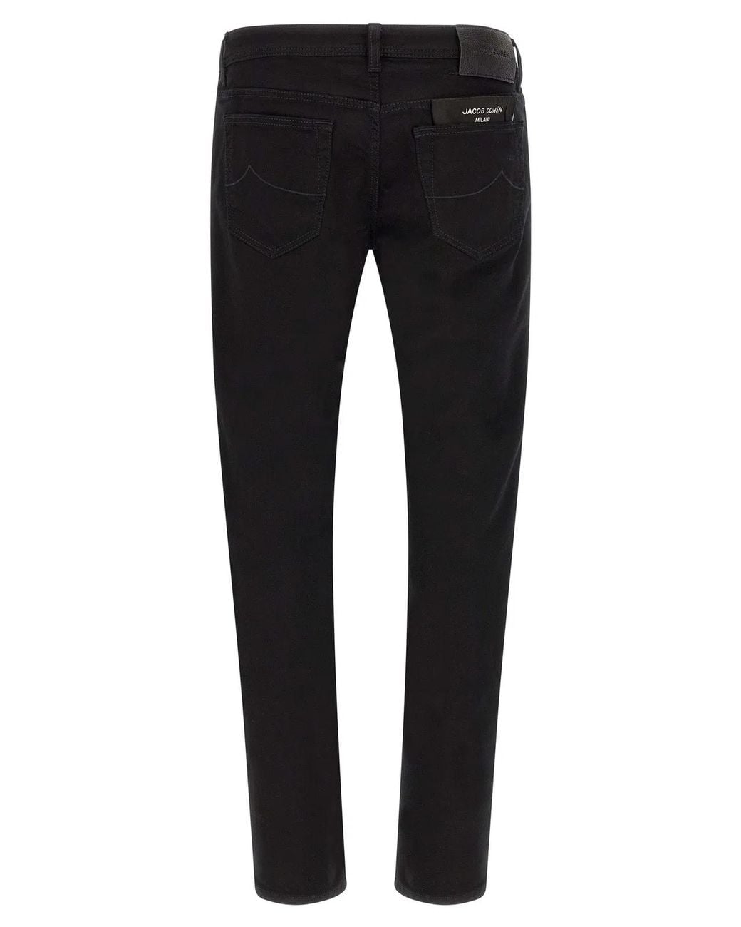 Jacob Cohen Black Bard Five-Pocket Jeans for men