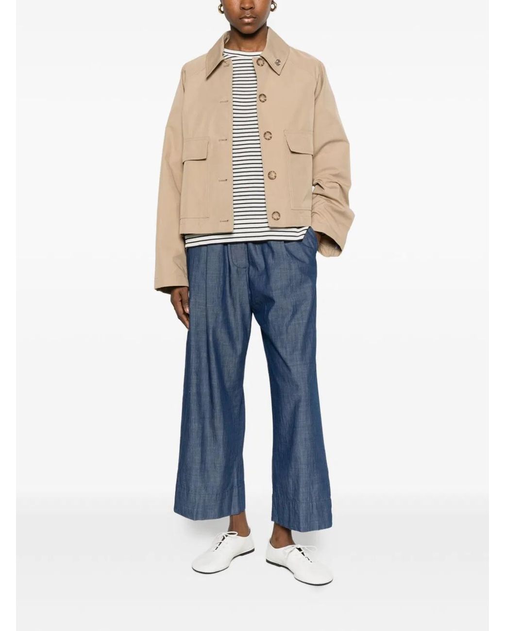 Herno White Cotton Blend Sweater