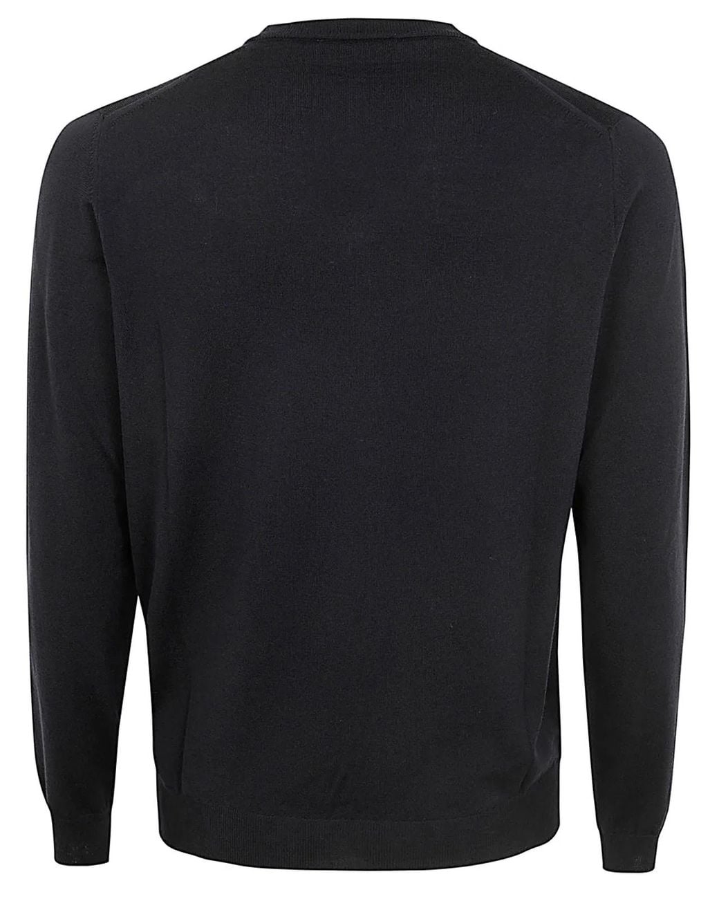 Zanone Black V-Neck Slim Fit for men