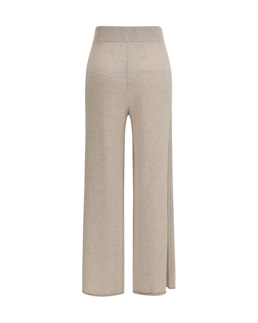 Max Mara Pure Gray Cashmere Pants Kashmir/Capra Hircus