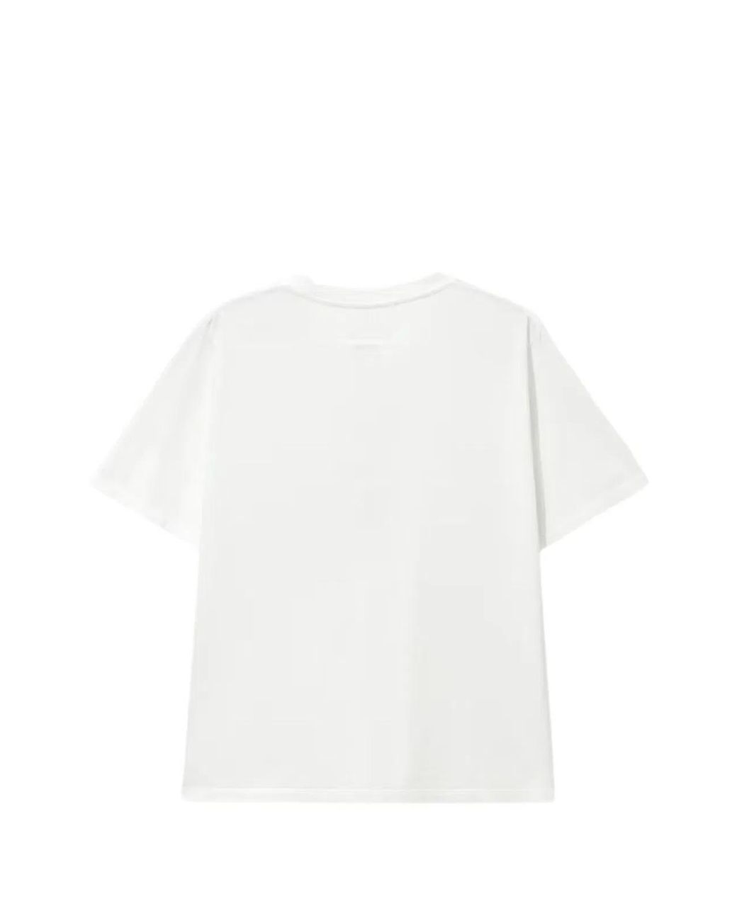 MM6 by Maison Margiela White Tshirt With Logo Print for men