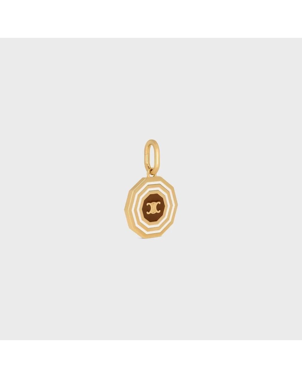 Céline Metallic Decagon Triomphe Medal