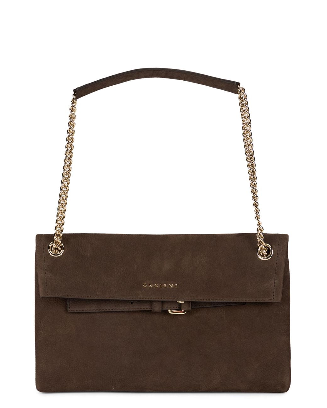 Orciani Brown Shoulder Bag Venus Nabucco Small
