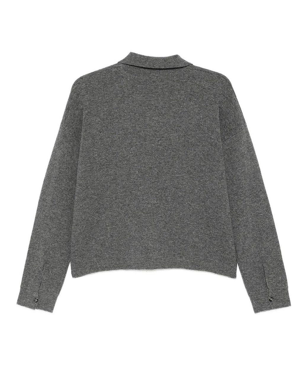 Roberto Collina Gray Cardigan