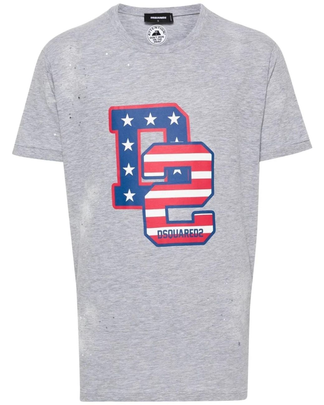 DSquared² Gray Muscle Fit Tee for men