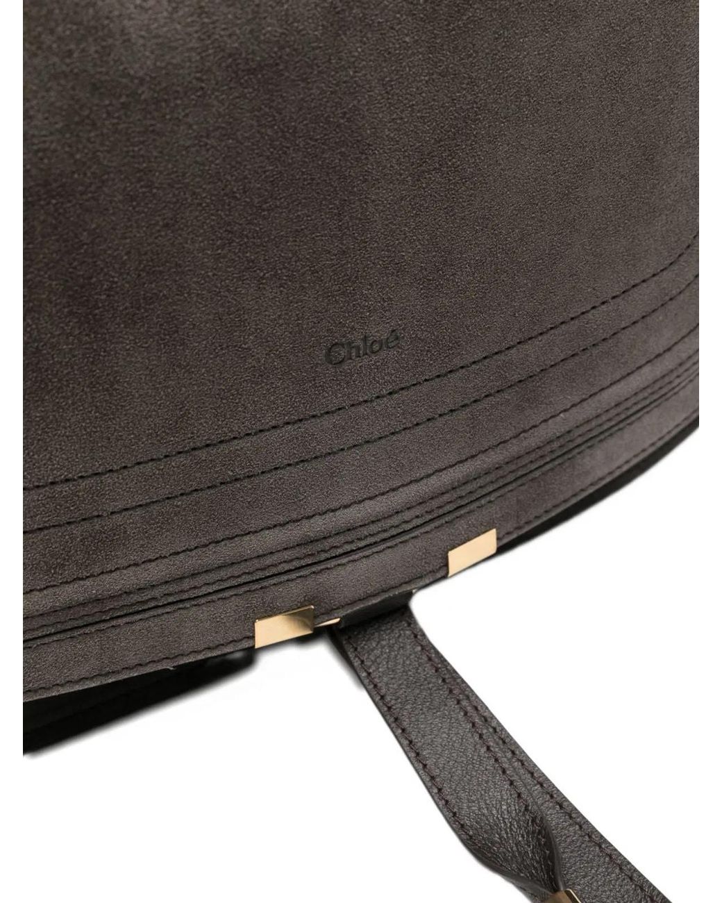 Chloé Black Marcie Suede Leather Hobo Bag